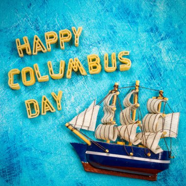 Mutlu bayram günü metin. ABD kavramı tatil. Amerika'nın kaşifi. Tatil Birleşik.