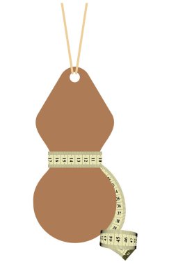 slimming products. price tag icon clipart