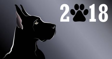 Köpek, sembol, Çin yeni yılı 2018