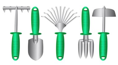 Bahçe araçlar kümesi. Tasarım için