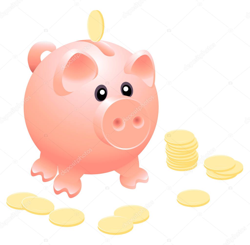 pig, piggy bank, savings