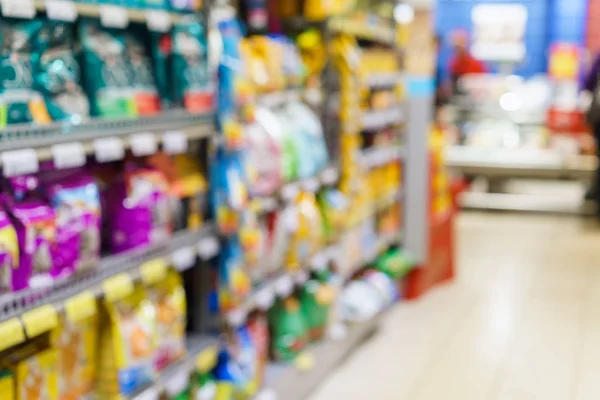 Süpermarket Bokeh ile bulanık arkaplan