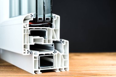 pencere profil bölümü, üçlü cam yapı, enerjiyi verimli kullanan çözümü, kopya alanı çapraz
