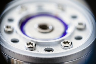 sabit sürücü, iğ ve torx vidayı içinde closeup