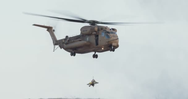 Sikorsky CH-53E Super garanhão — Vídeo de Stock