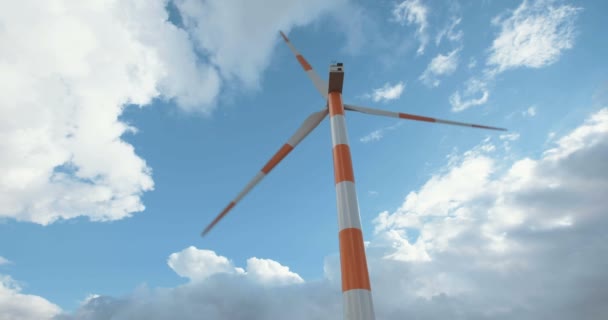 Saubere und erneuerbare Windkraftanlagen — Stockvideo