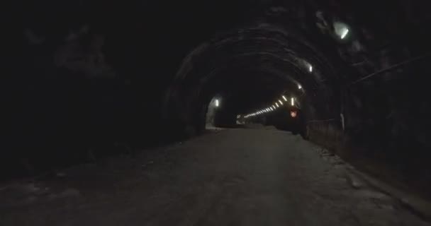 Tunnel under construction — Stock Video