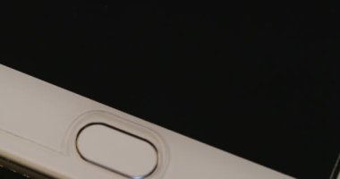 Parmak izi güvenlik smartphone cep telefonu ile