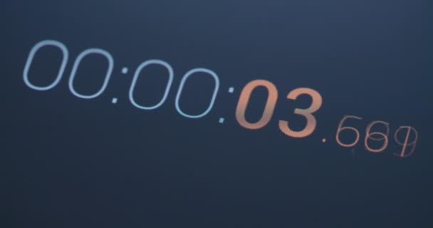 Comptage de minuterie sur téléphone mobile — Video