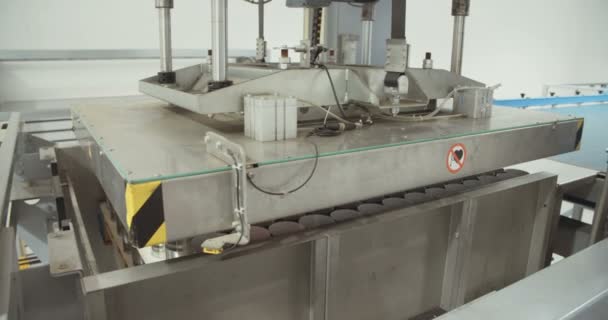 Linha de produção automatizada de alimentos enlatados — Vídeo de Stock