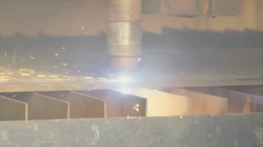 Endüstriyel plazma lazer kesme metal plaka