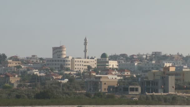 Izrael, cca 2011 - velké arabské vesnice — Stock video