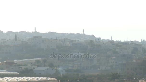 イスラエル、2011 年頃大きなアラブの村 — ストック動画