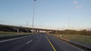 Karayolu 6 İsrail ile sürüş Timelapse