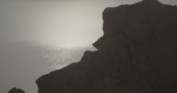 Tracciamento sparato da sopra il Mar Morto in Israele — Video Stock