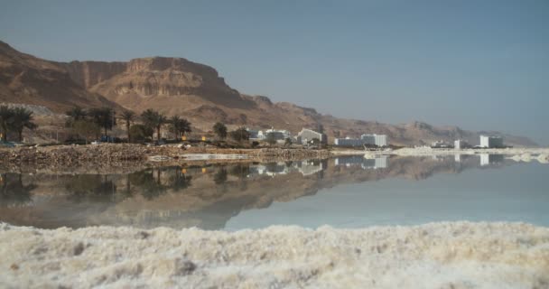 Hotels en resorts op de dode zee in Israël — Stockvideo