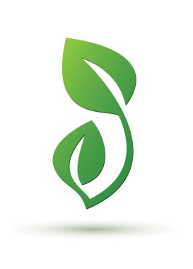 Tasarım yeşil yaprak