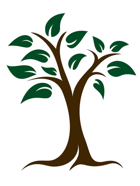 Ağaç ve yaprak logosu