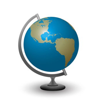 Kuzey Amerika ve Güney Amertica bulunan küreye