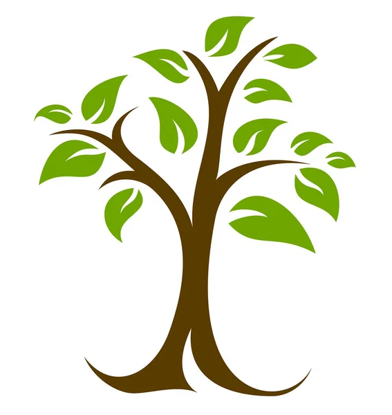 Ağaç ve yaprak logosu