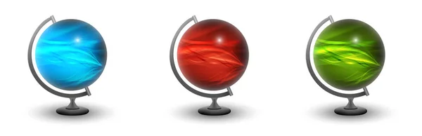 Farklı dünya-topları 3D