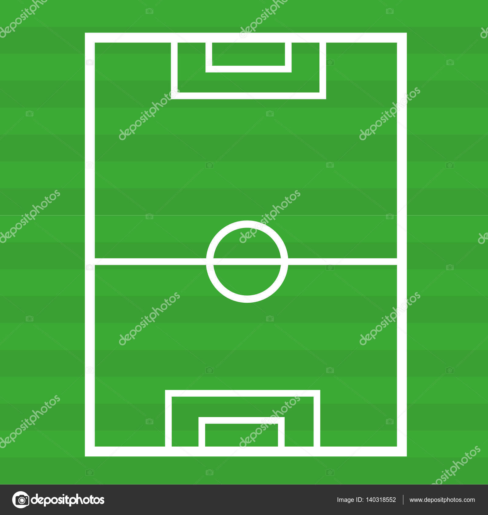 football pitch icon on white background. football pitch sign sym