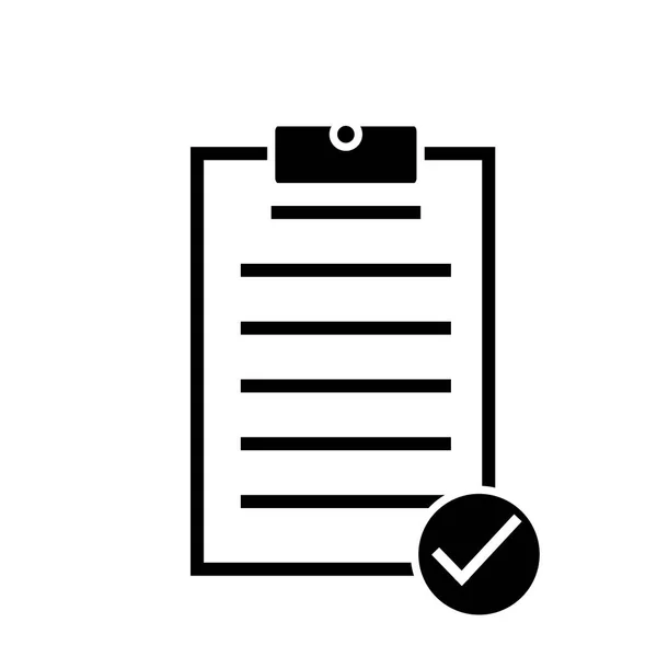 Het pictogram van de formulier op witte achtergrond. formulier aanmelden. — Stockvector