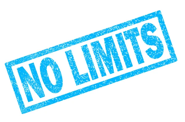 no limits stamp on white background. no limits stamp sign.