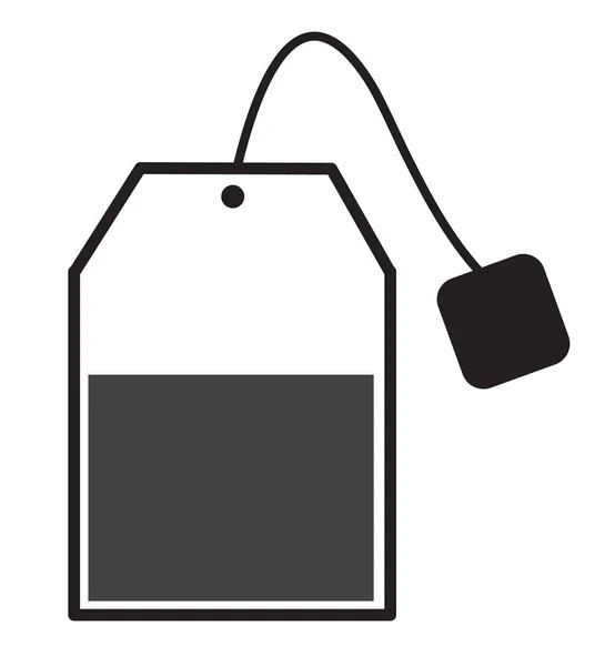 Tea bag sign. tea bag icon on white background. flat style desig — Stock Vector
