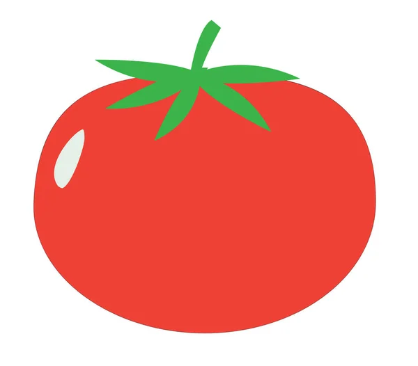 Tomatenzeichen. Tomaten-Symbol auf weißem Hintergrund. flaches Design. — Stockvektor