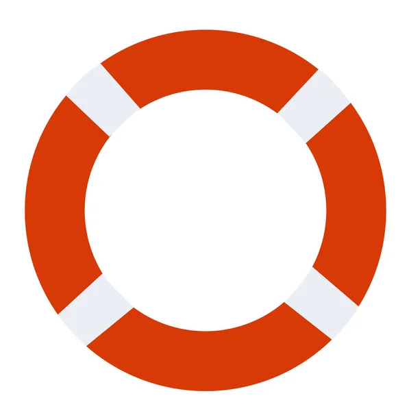 Значок lifebuoy на білому тлі. знак життєзабезпечення. плоский стиль des — стоковий вектор