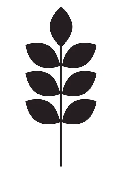 Weizen-Symbol auf weißem Hintergrund. flaches Design. Weizenzeichen. — Stockvektor