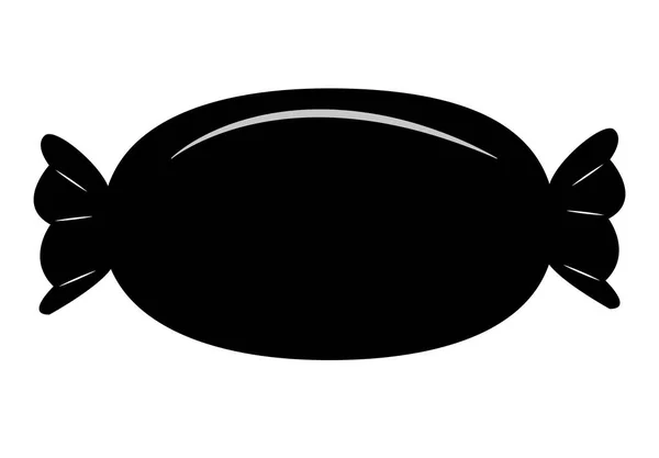 Icône de bonbons sur fond blanc. Un panneau de bonbons. style plat . — Image vectorielle