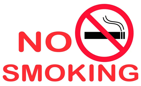 Smoking Icon White Background Smoking Sign Flat Style — Stock Vector
