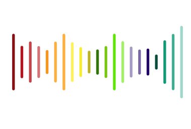 birim ses logosu beyaz arka plan üzerinde. birim ses işareti. flsy s