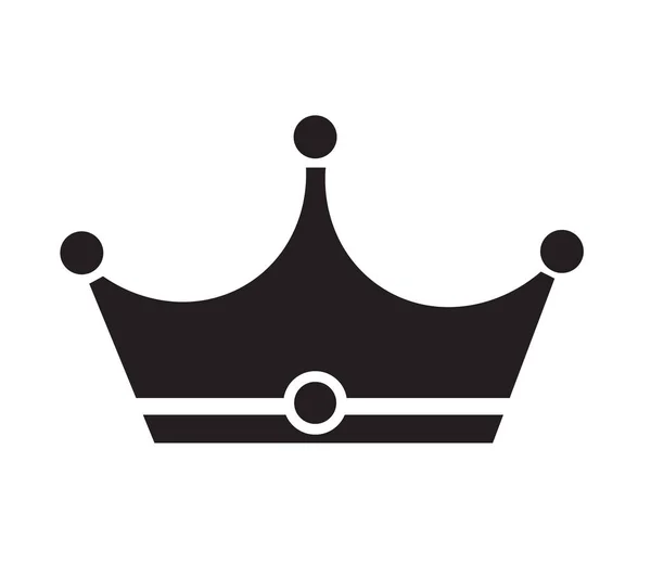 Значок синей короны, символ короны на белом фоне. Плоский стиль. знак короны . — стоковый вектор