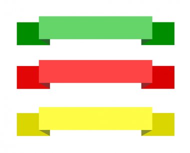 Üç şerit afiş işareti. Beyaz adam üç şerit afiş