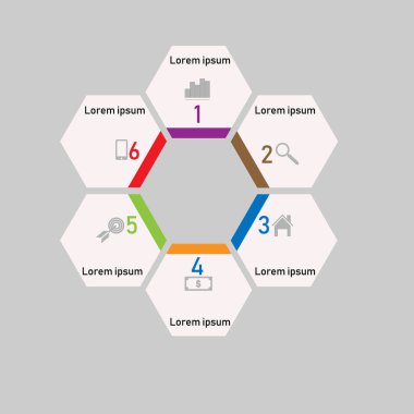 iş infographics. iş akışı, takım çalışması, strateji. Ben soyut