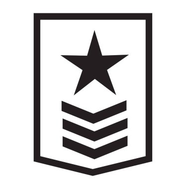 Beyaz arkaplanda sıra simgesi. sıra işareti.