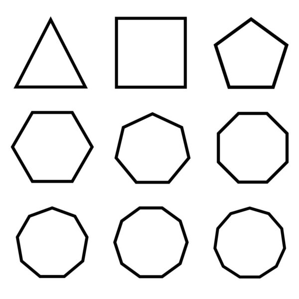 треугольник, прямоугольник, пятиугольник, шестиугольник, шестиугольник, восьмиугольник. фигуры шестиугольника
. 