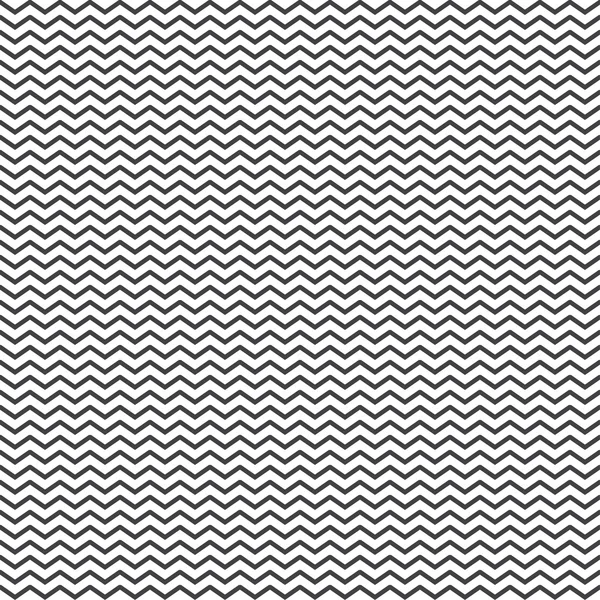 Zigzag fondo de patrón sin costuras en negro sobre un fondo blanco — Vector de stock