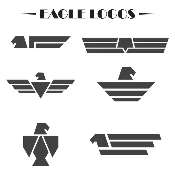 Logo Eagle su sfondo bianco. Illustrazione vettoriale — Vettoriale Stock