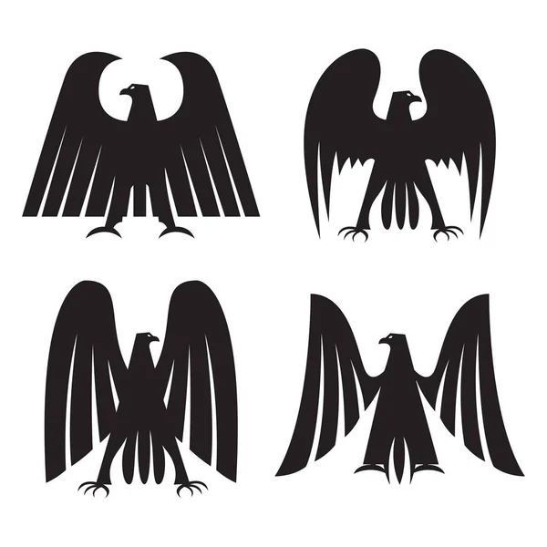 Logo Eagle su sfondo bianco. Illustrazione vettoriale — Vettoriale Stock