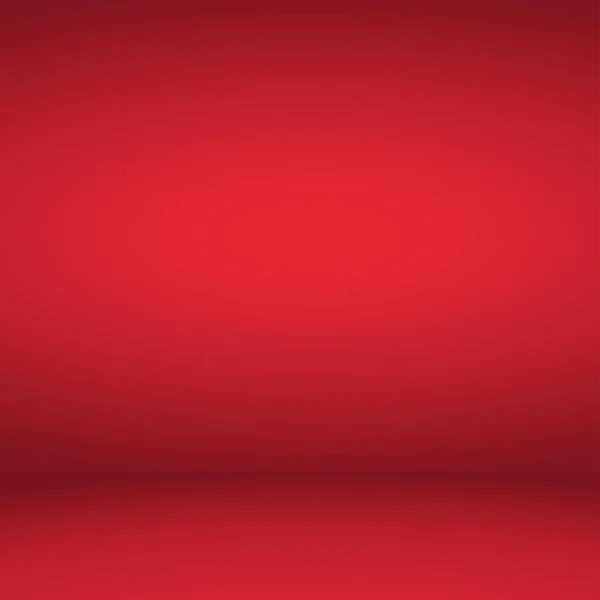 Порожній червоний фон кімнати студії. Векторні ілюстрації — стоковий вектор