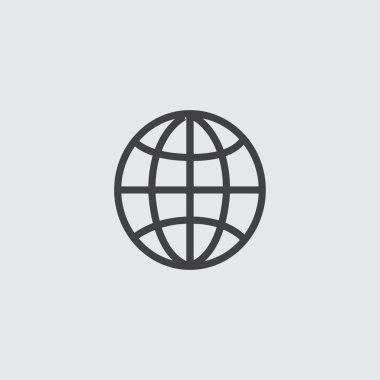 Simge siyah renkli düz bir tasarım. Vektör çizim eps10