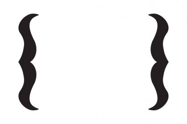 Alıntı sembolü. Beyaz bir arka plan üzerinde nokta simgesi. Vektör çizim