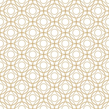 Kesintisiz geometrik daire desen arka plan. Vektör çizim