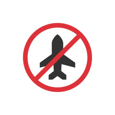 Düz dizaynda seyahat simgesi yok. Vektör illüstrasyonu