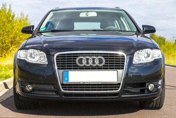 AUDI A 4 stands on a a street in Hannover Royalty Free Stock Photos