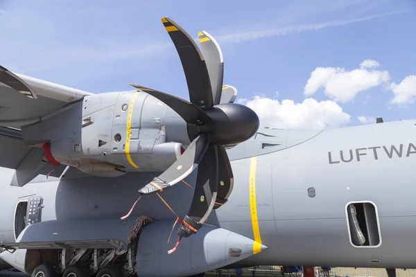 Alman Airbus A 400 M pervane motoru — Stok fotoğraf